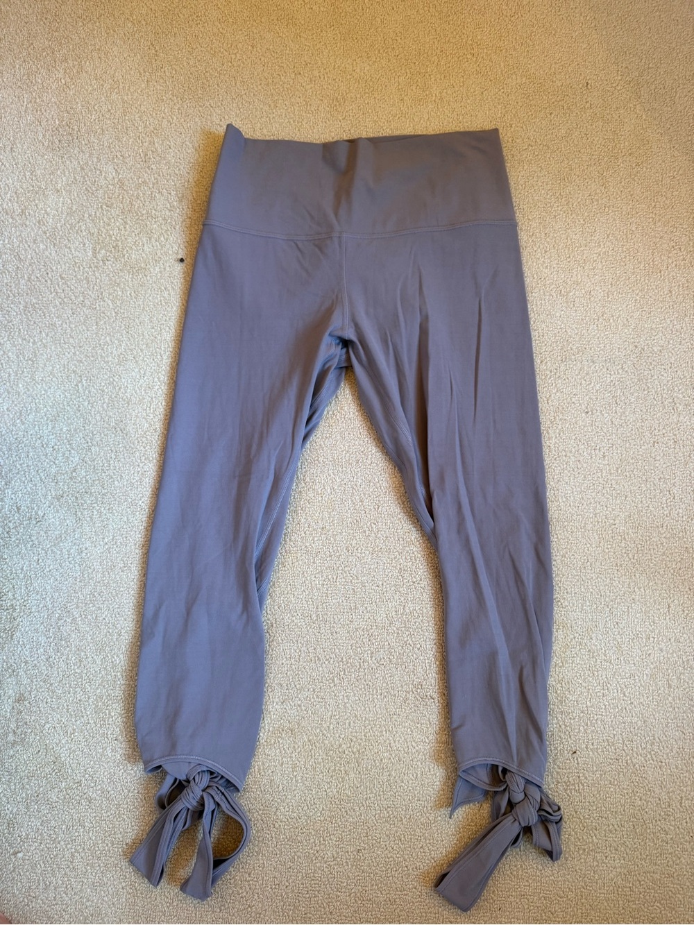 lululemon athletica Lavender Tie-Hem Leggings